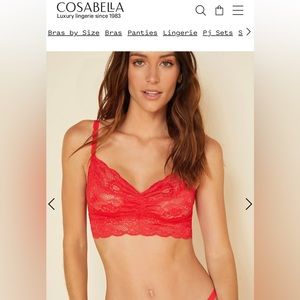 NWT Cosabella Never Say Never Sweetie Bralette, Medium